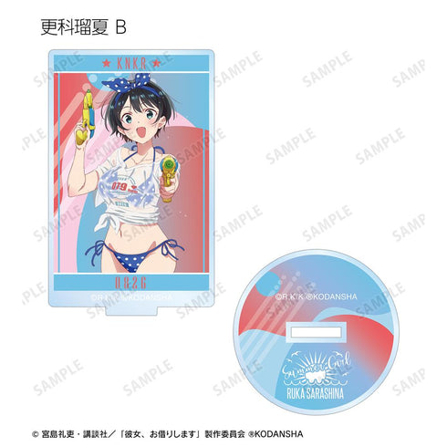 『彼女、お借りします』描き下ろしイラスト ビーチデートver. トレーディングアクリルスタンド(単位/BOX)【202508再販】